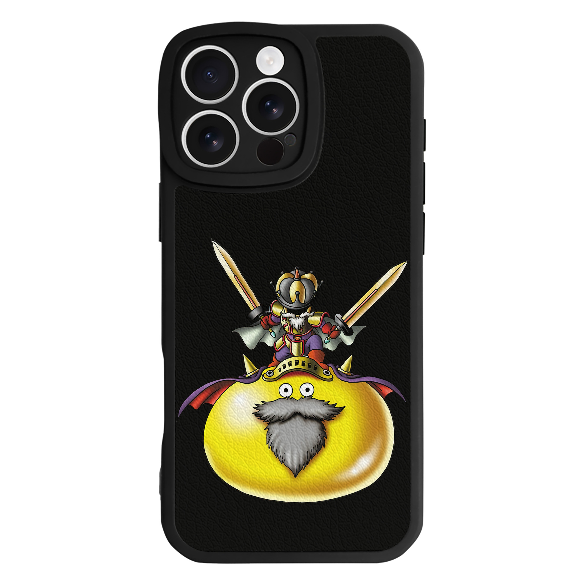 （画像用） ドラゴンクエスト Doragon Kuesuto Dragon Quest 【iPhone 16シリーズ対応】シリコンスマホケース（レザー調） 材質：シリコン